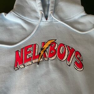 Nelk Boys Full Send Bolt Hoodie Light Blue
